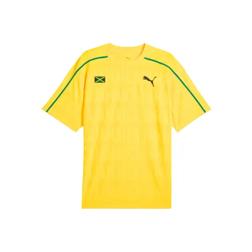 PUMA x JAMAICA Унисекс Ceremony Tee Унисекс Shirt Yellow