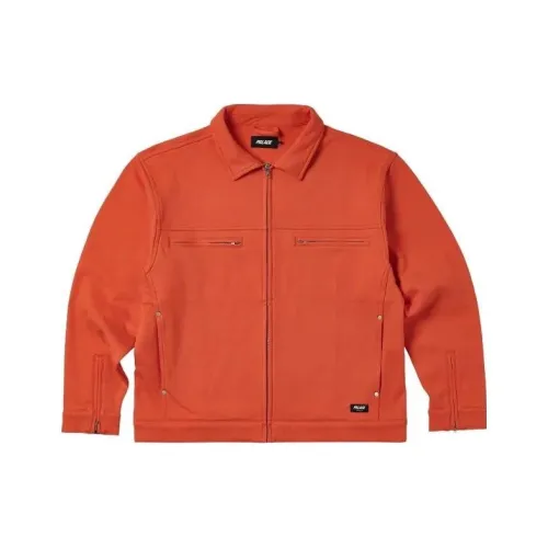 Дворцовый оранжево-красный унисекс куртки