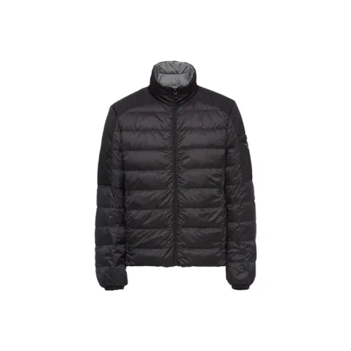 PRADA Пуховик Зимний Мужской Черный