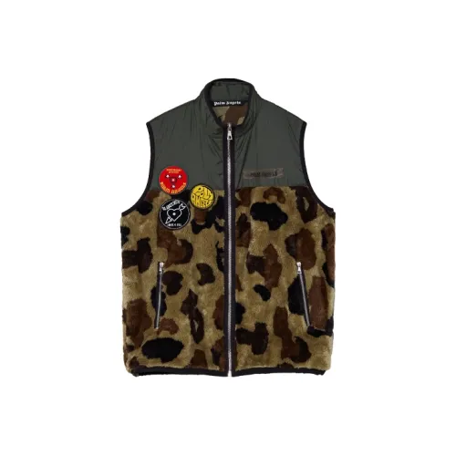 PALM ANGELS Army Green Мужские жилеты