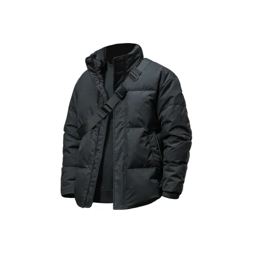 Seasonal Words Пуховик Мужской Черный