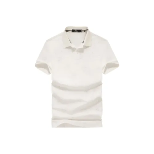 SEPTWOLVES Поло Унисекс Натуральный Белый