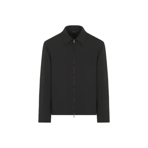 Brioni Темно-синие мужские куртки