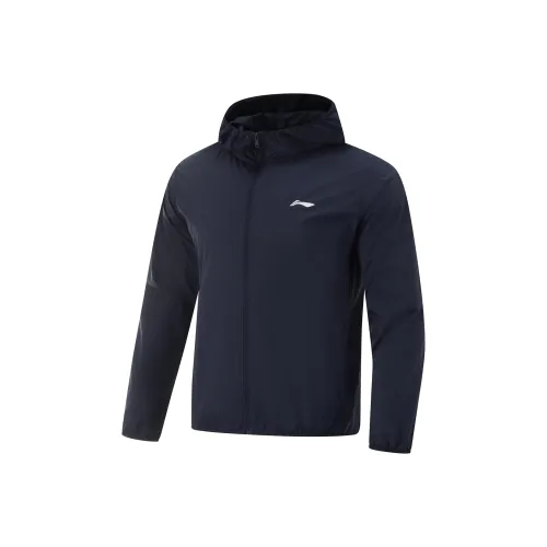 LINING Fitness Series Куртки и Пальто Мужской Ink Синий