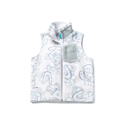 Guuka Белый Унисекс Жилеты