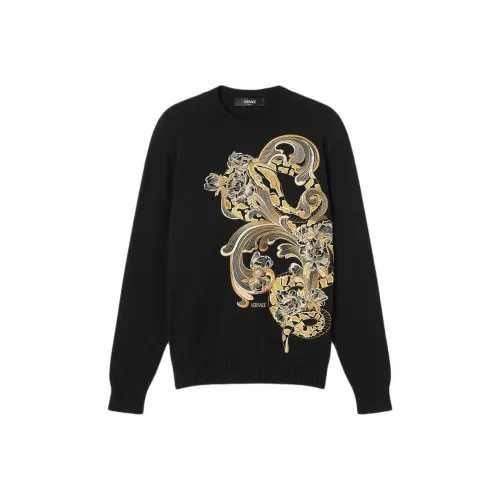 VERSACE FW24 Трикотаж Мужской Черный