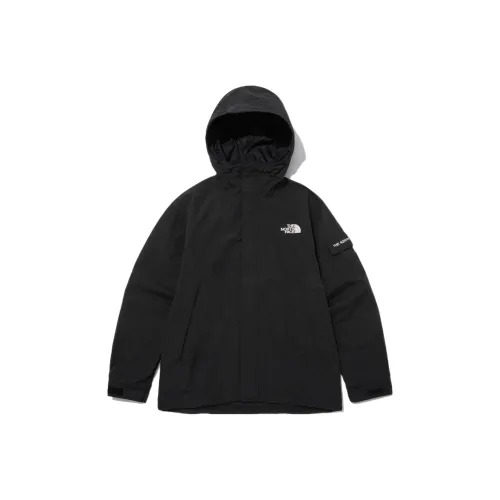 THE NORTH FACE Mountain Водонепроницаемый и Ветрозащитный Ветровки Унисекс Черный