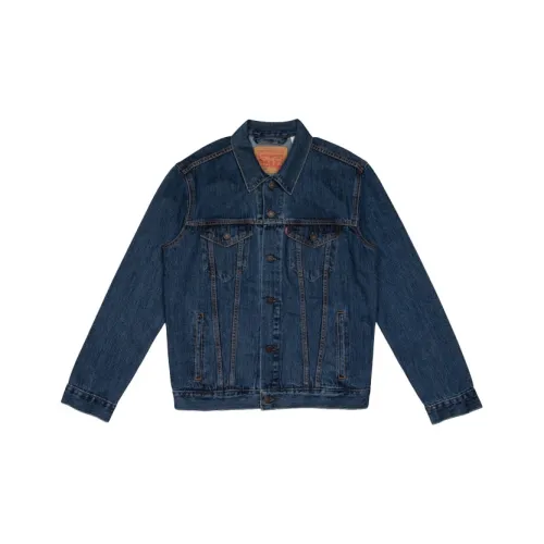 Levis Blue Men's Denim Jackets Левис Синий Мужские Джинсовые Куртки