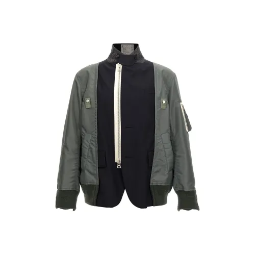 Sacai совместный бренд Многоцветные Мужские Куртки