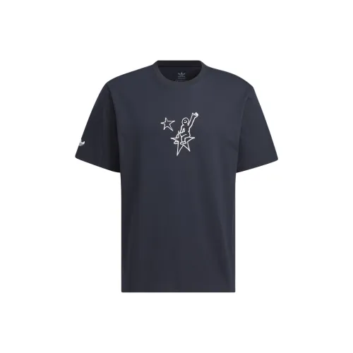 Adidas Shmoofoil T Рубашка Мужская Легенда Чернила Синий