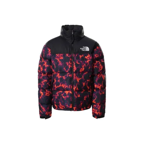 THE NORTH FACE 1996 Collection Ретро Nuptse Пуховик Мужской Ограниченная серия Вулканы Лава Цветовая схема