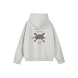 Белый с серым (Бейсболка в стиле хип-хоп).