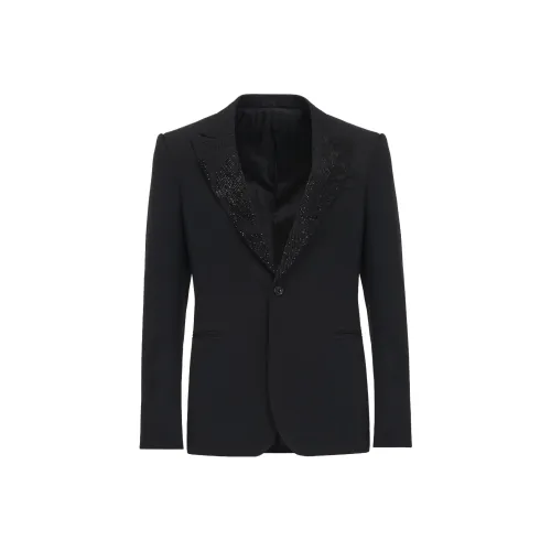 Alexander McQueen SS23 Бизнес-костюм Куртка Мужская Черная