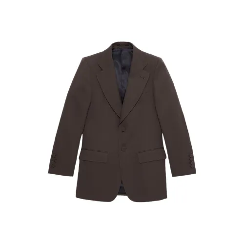 GUCCI Коричневый Мужской Деловой костюм
