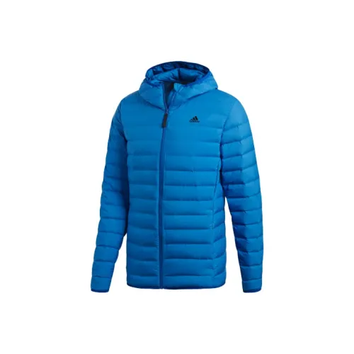 Adidas Коллегиальный синий Мужской Пуховик