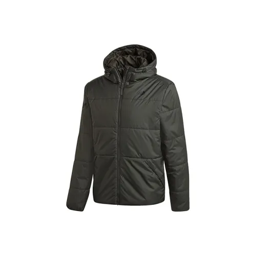 Adidas Темно-зеленый Мужской пуховик