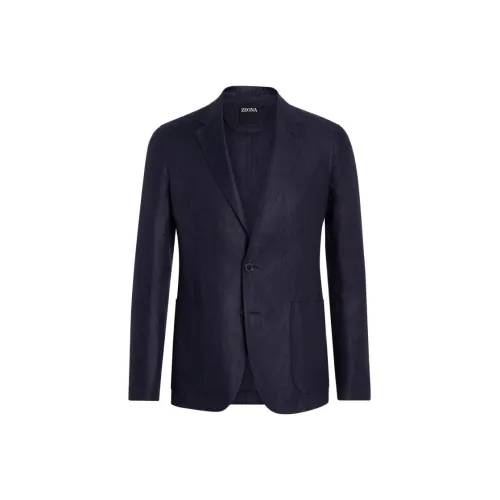 Ermenegildo Zegna Синий Мужской Деловой костюм