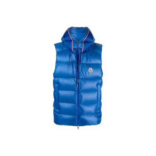 MONCLER Синие Мужские Жилеты