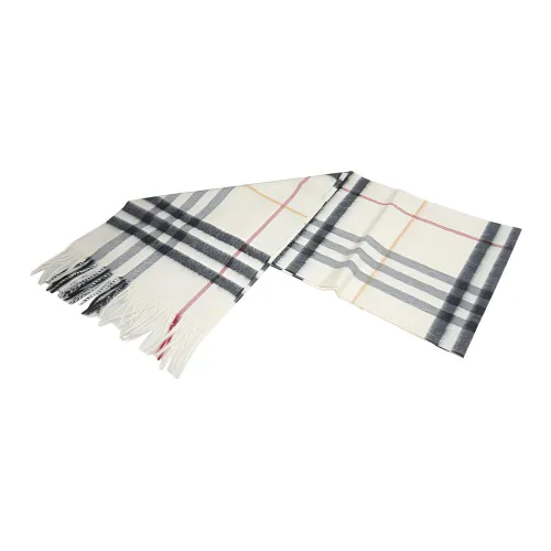 Burberry Кашемировые Вязаные Шарфы Ecru Мужской