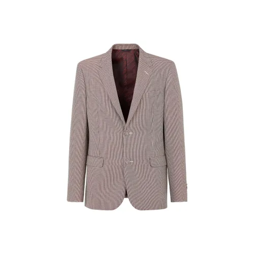 FENDI FW22 Бизнес-костюм Пальто Мужской Красный Белый