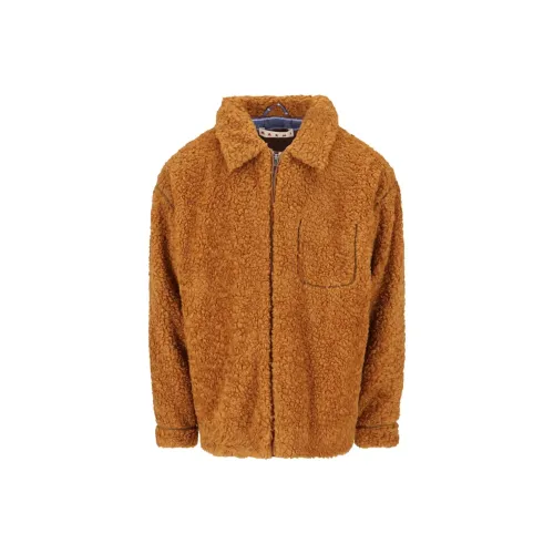 MARNI Коричневый Мужской Куртки