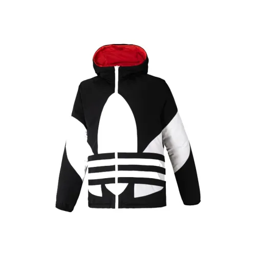 Adidas Originals Clover Series Outfit Пуховик Зимний Мужской Черный Красный