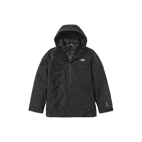 The North Face Водонепроницаемый Ветрозащитный Устойчивый к истиранию Теплый ветровка Мужской Черный