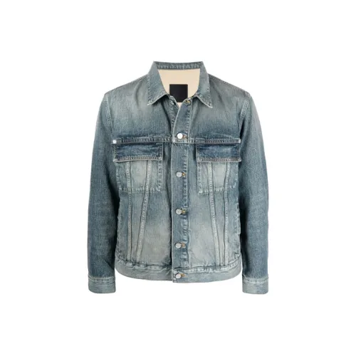 GIVENCHY Светло-синие мужские джинсовые куртки