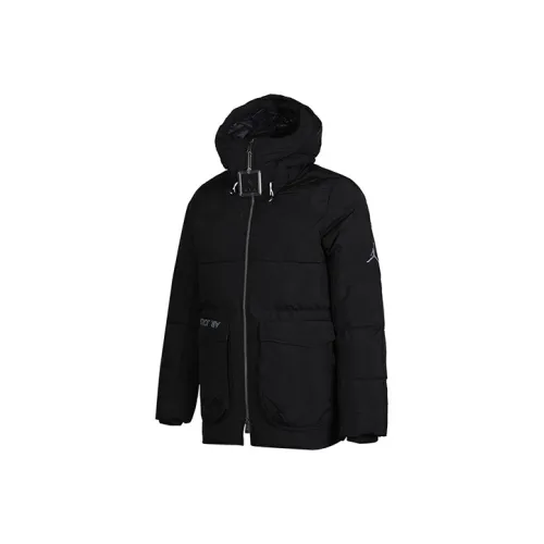 JORDAN Черный Мужской Пуховик