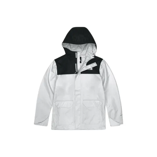 THE NORTH FACE Поход Водонепроницаемый и Ветрозащитный Ветровка Мужской Серый