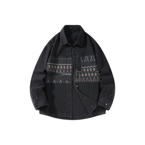 Sweed.Inc Черная унисекс джинсовая куртка