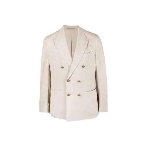 Eleventy FIRSTCLASS Made IN Italy Бизнес Костюм Пальто Мужской Светлый Бежевый