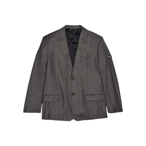 Balenciaga SS22 Бизнес-костюм стандартный крой мужской серый