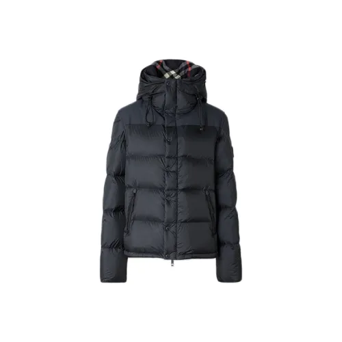 Burberry Морской Синий Мужской Пуховик