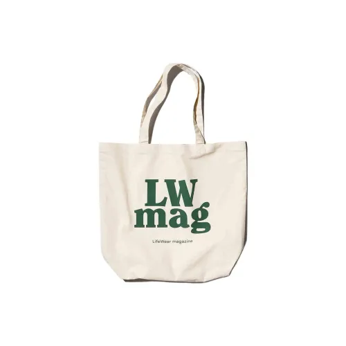 UNIQLO Хлопок Плечевая сумка Стандартная Унисекс Айвори