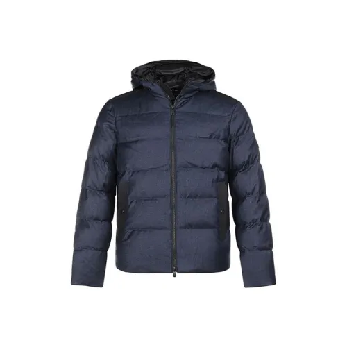 Zzegna Пуховик Мужской Синий