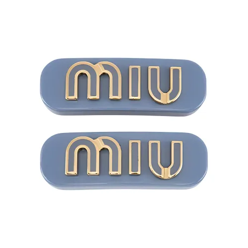 MIU MIU Заколки для волос Женские Синие