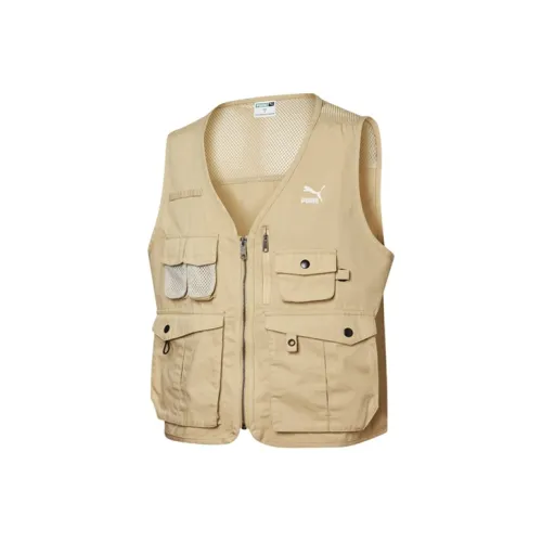 PUMA Хаки Мужские Жилеты