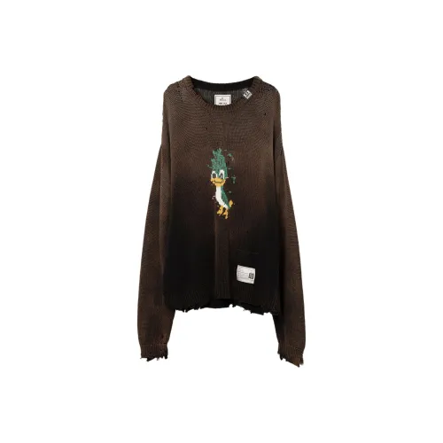 Maison Mihara Yasuhiro SS25 Трикотаж Мужской Черный