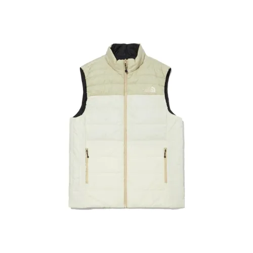 The North Face Nuptse Кремовые Мужские Жилеты