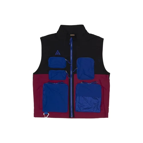 Nike ACG Vest Мужской Черный Синий Красный Многоцветный