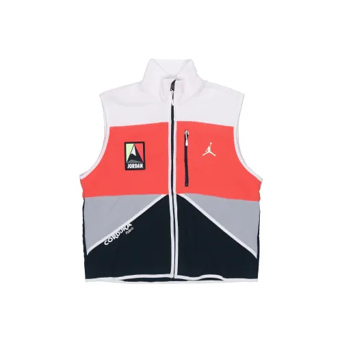 Джордан Белый Оранжевый Черный Многоцветный Мужские Жилеты