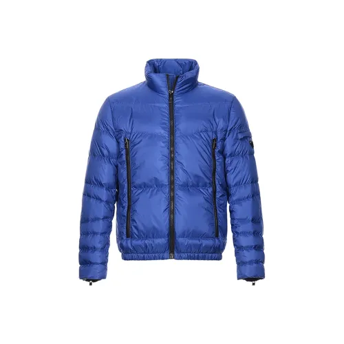 PRADA Королевский синий Мужской пуховик