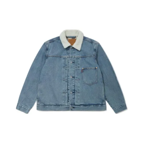 Levis Blue Men's Denim Jackets Левис Синий Мужские Джинсовые Куртки