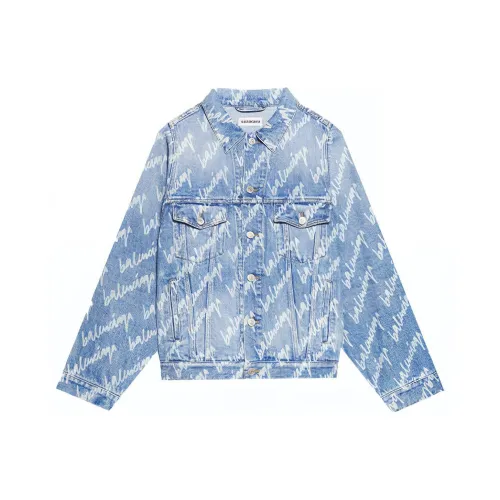 Balenciaga Denim Jacket Men's Blue