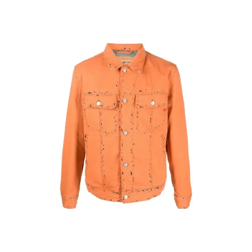 DIESEL Orange Мужские Куртки