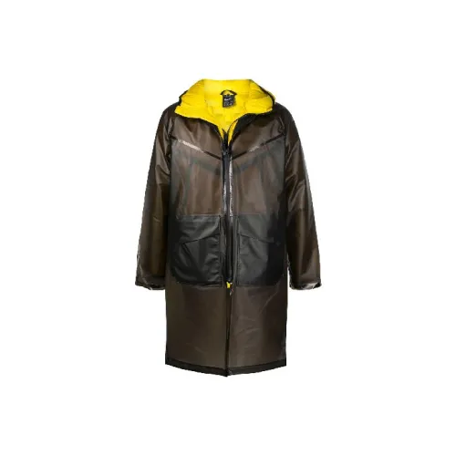 Nike Colorblock С капюшоном Пуховик Мужской Черный