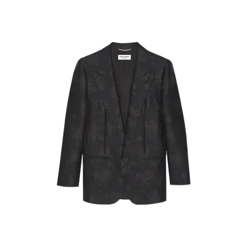 SAINT LAURENT Бизнес-куртка-костюм Мужской Черный