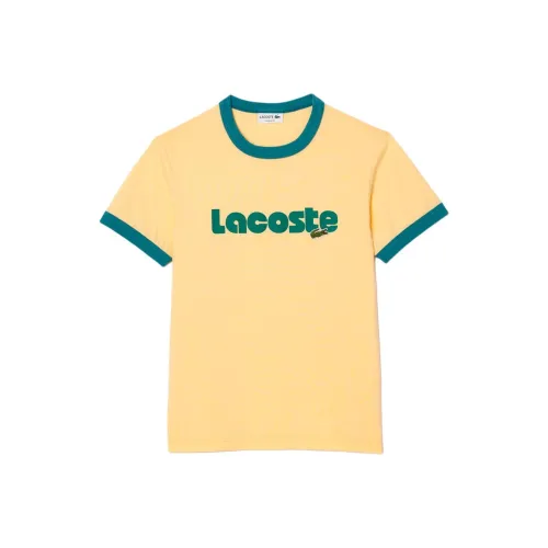 LACOSTE Collaboration Желтые Мужские Футболки
