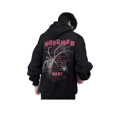 WOOG2005 Черный Обычный Унисекс Свитшоты